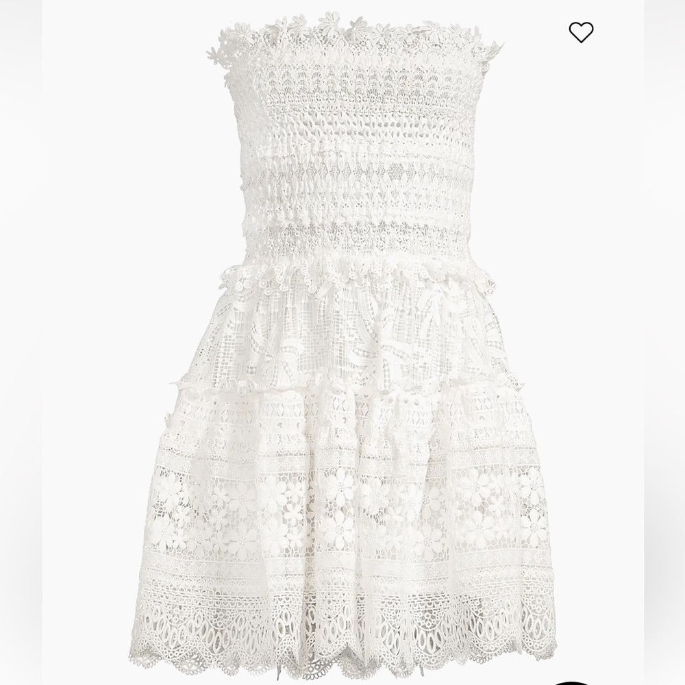Elegant White Lace Dress